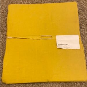 Mustard Yellow 60x90 linen tablecloth